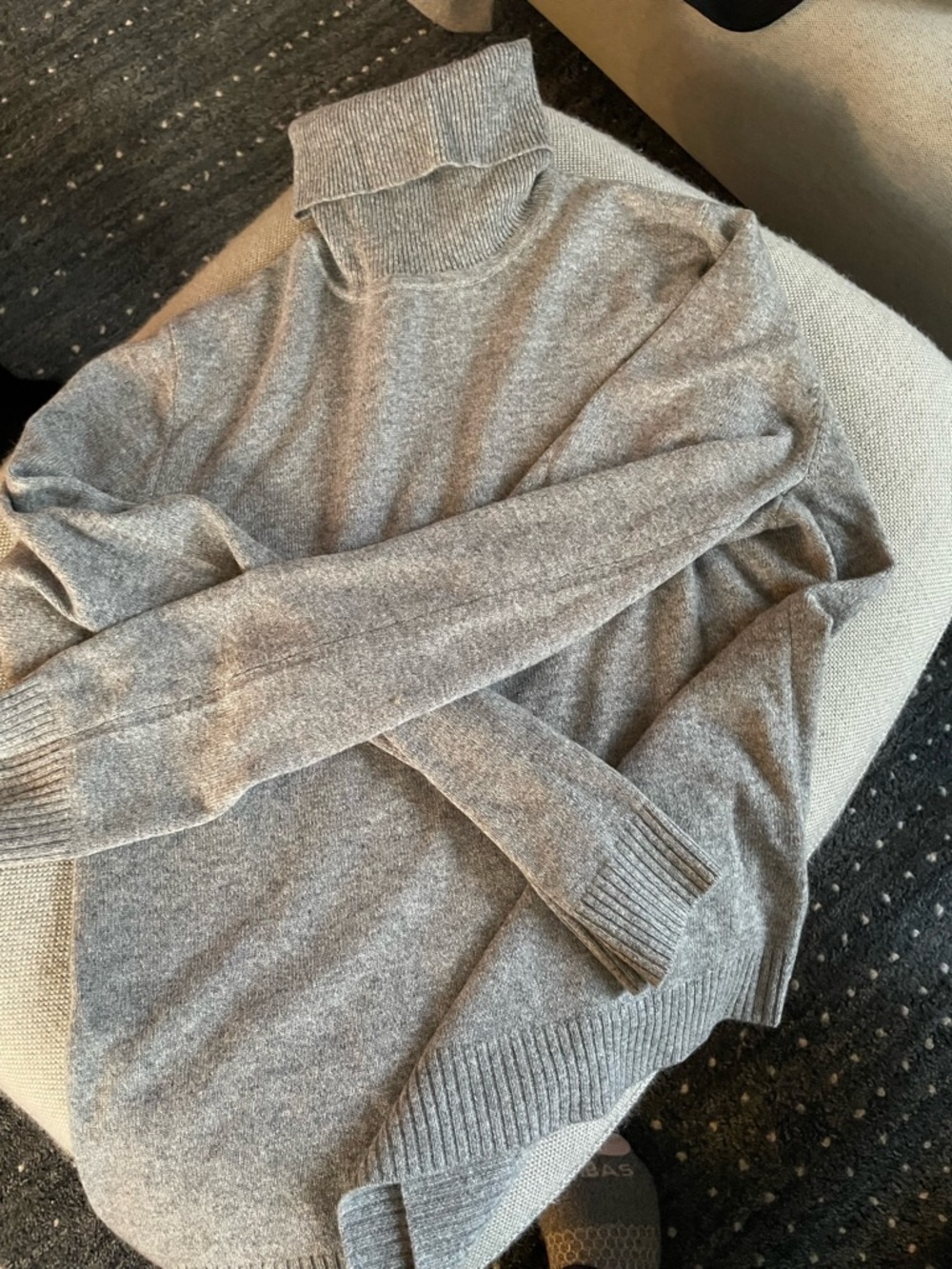 Garnet Hill Gray Turtleneck
